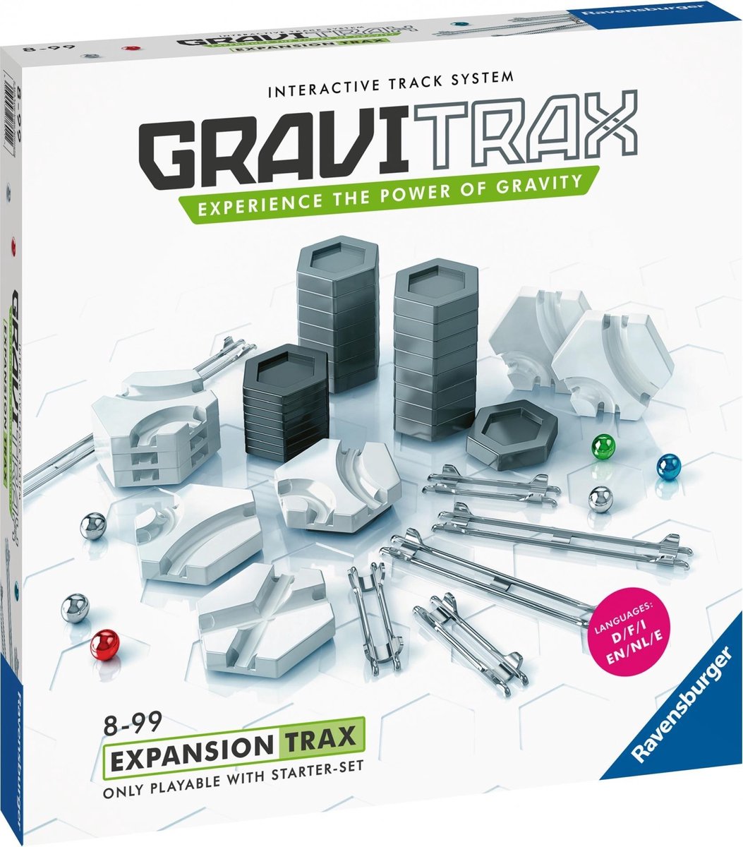 Extension des pistes Gravitrax - piste à billes avec 6 billes - gravi trax