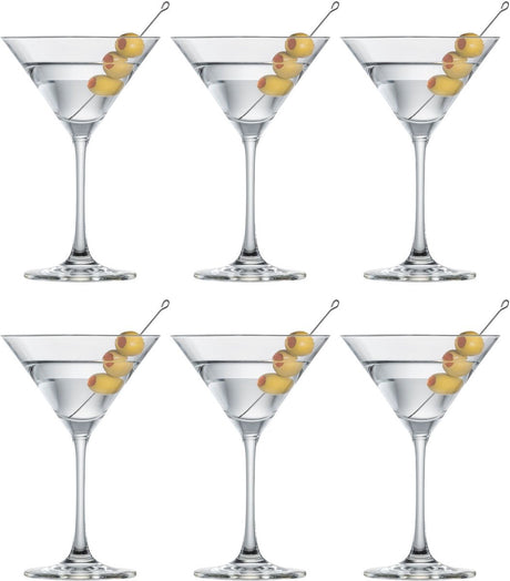 Verre à martini spécial bar Schott zwiesel 86 - 0,17 l - lot de 6
