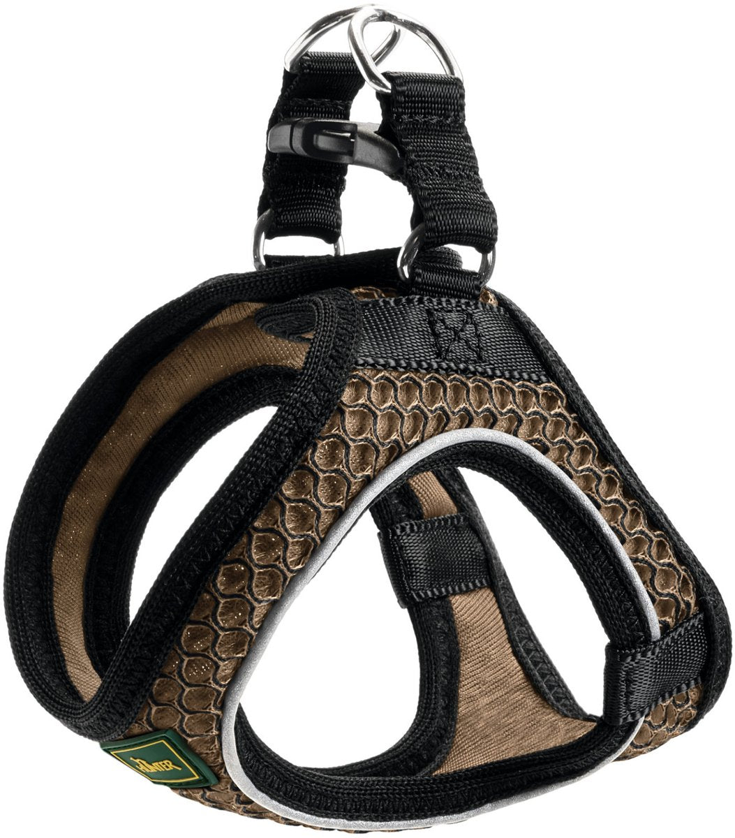 Harnais Hunter hilo confort marron - harnais pour chien - xxs xs 30-35 33-36 cm