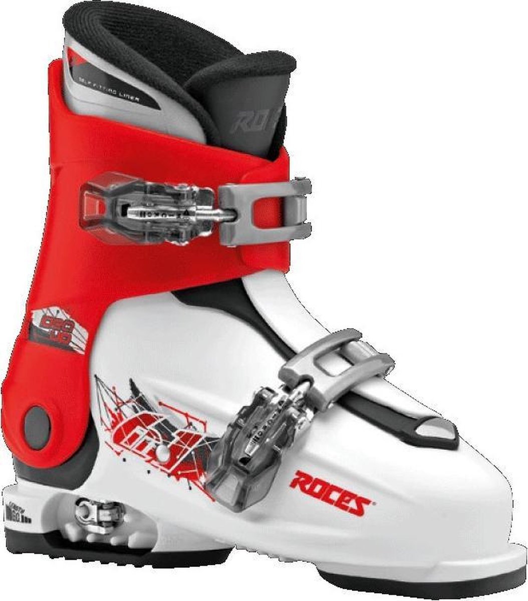 Roces - idea up - chaussures de ski - enfants - 19,0-22,0 (30-35) - blanc - rouge - noir