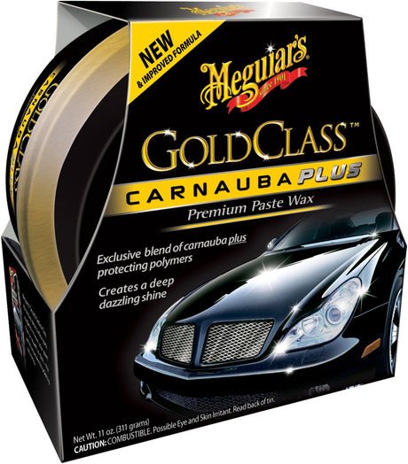 Meguiar's meguiar's gold class carnauba plus cire en pâte premium 311g - cire de voiture carnauba - protection de peinture longue durée - cire en pâte premium