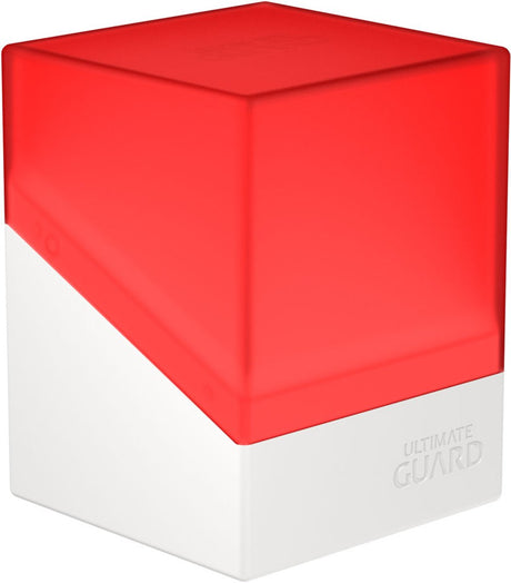 Ultimate guard boulder 100+ synergie - boîtes de cartes blanches rouges