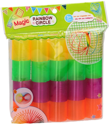 Ressort d'escalier arc-en-ciel, 20 pcs.