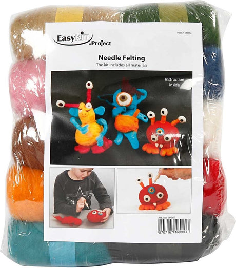 Easykit https: www.ccobby.nl groupe set-feutrage à l'aiguille-diverses-couleurs-1-set