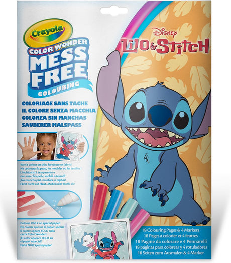 Crayola - merveille de couleur - livre de coloriage - disney lilo et stitch - pages à colorier et marqueurs
