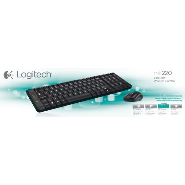 Logitech Wireless Combo MK220 Keyboard + Mouse