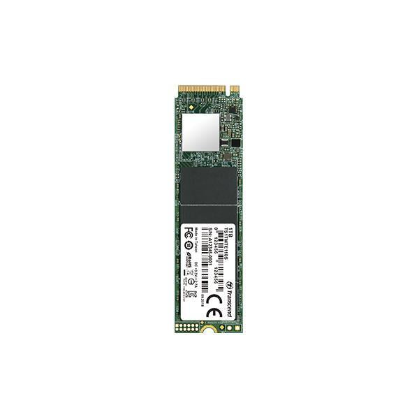 Transcend ts256gmte110s 110s pcie ssd, nvme pcie 3x4, 256 go, 3d nand, 1500 400 mo s, 90 000 iops
