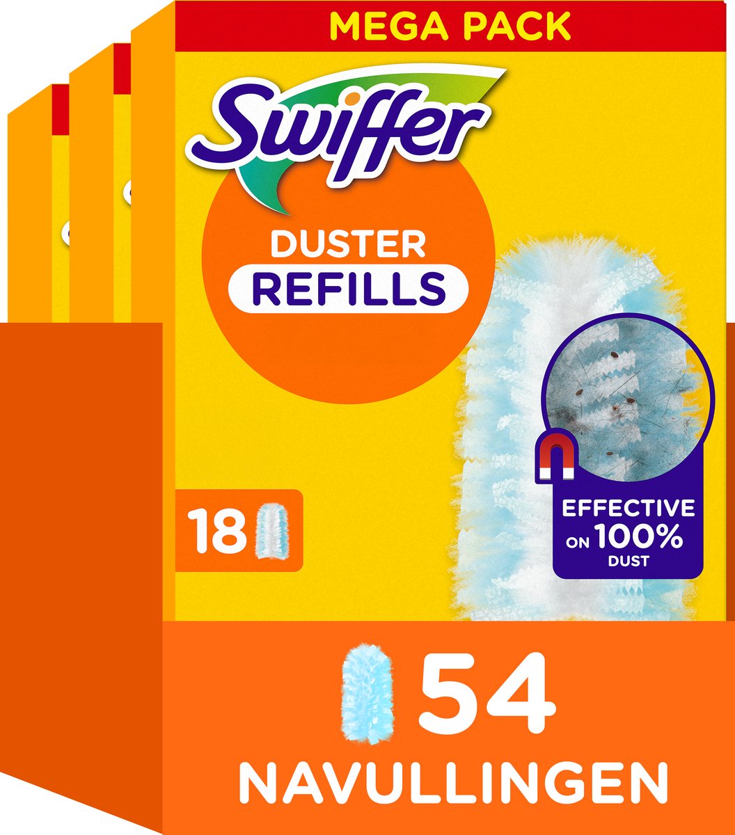 Recharges pour plumeau Swiffer - plumeau - 3 x 18 = 54 pièces