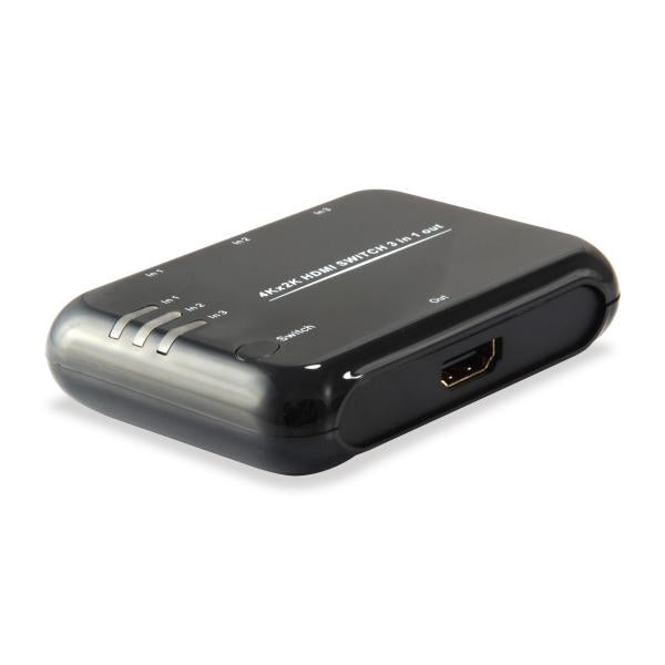 Equip 332721 commutateur HDMI, 3x, HDMI1.4, Dolby True-HD, 7.1 canaux, noir