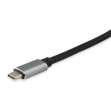 Equip 133464 Adaptateur USB Type C vers 2x HDMI femelle, 2160p à 30 Hz, USB3.1 Gen1, gris