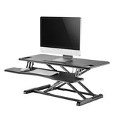 Neomounts ns-ws300black poste de travail assis-debout, 17 kg, 11 - 51 cm, noir