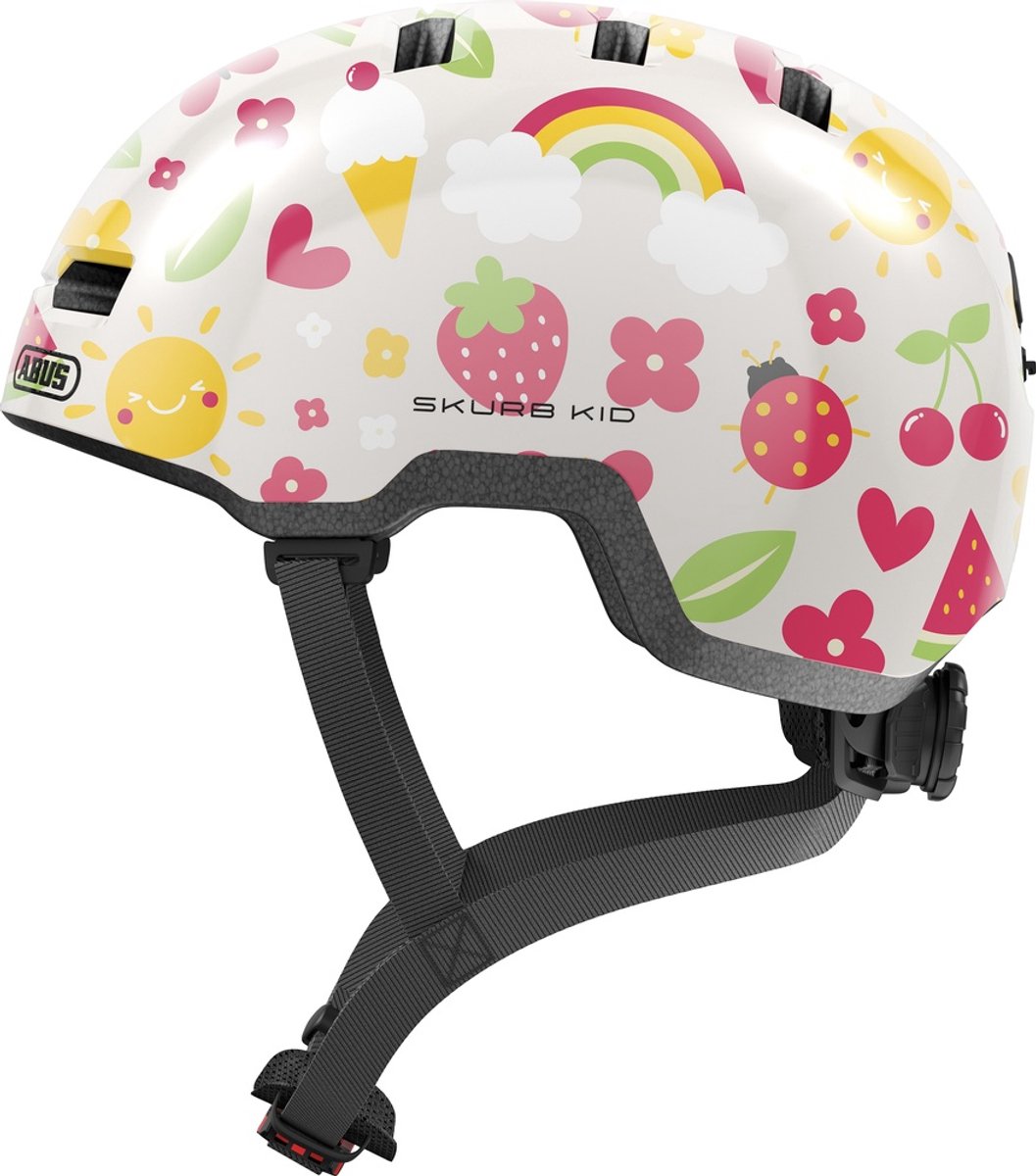 Abus skurb kid - casque de vélo - enfants crème été m (50 - 55 cm)
