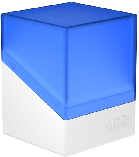 Ultimate guard boulder 100+ synergie - boîtes à cartes bleues et blanches