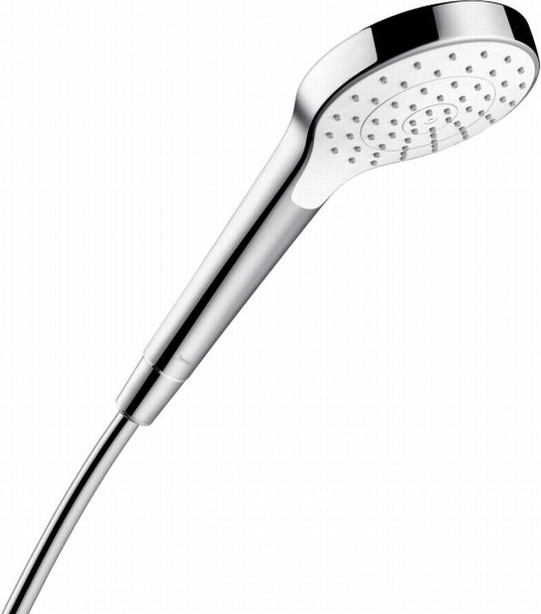 Hansgrohe croma select douchette ecosmart - 1 type de jet - chrome blanc - pomme de douche diamètre 110 mm