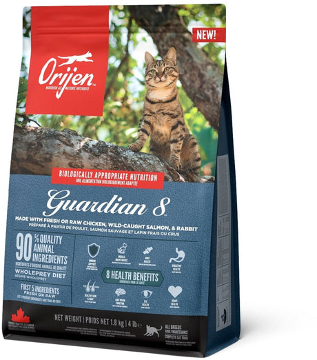 Orijen Guardian 8 Cat Poulet Dinde Saumon - Nourriture pour Chat - 1,8 kg