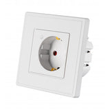 Woox r4054 prise intelligente intégrée alimentée par tuya, 16a, 3680w, wi-fi, blanc