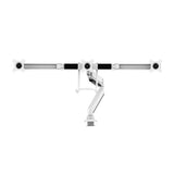 Neomounts Neomounts NM-D775DX3WHITE Flat Screen Desk Mount, 17-27, 6 kg, 100x100 mm, Clamp, White