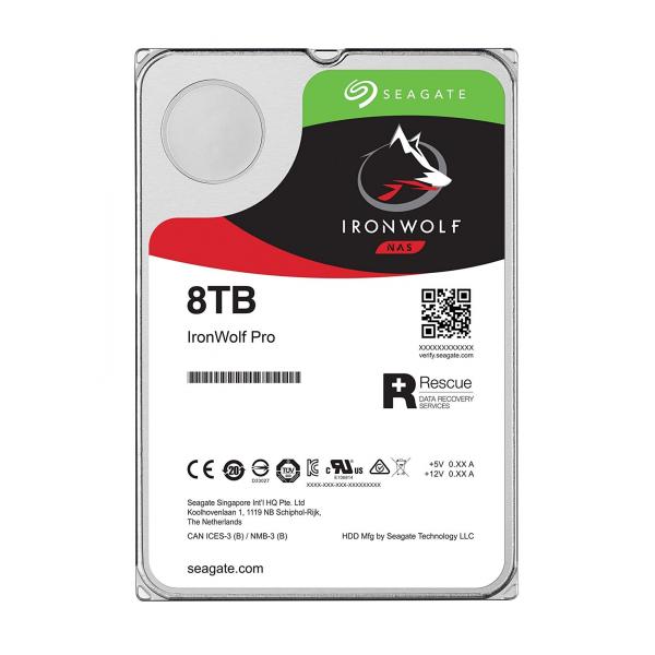 Seagate ST8000VN004 Ironwolf, 3,5, 8 tb, 7200 tr / min, 256 Mo, SATA3
