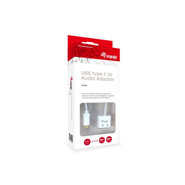 Équiper un adaptateur USB vers audio 133460, USB Type-C -> Prise 3,5 mm