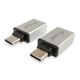 Equip 133473 Adaptateur USB, USB type C -> USB type A, mâle femelle, argent