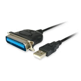 Equip 133383 câble adaptateur USB vers parallèle, USB 2.0 -> ieee1284, mâle mâle, noir