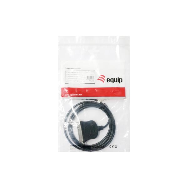 Equip 133383 câble adaptateur USB vers parallèle, USB 2.0 -> ieee1284, mâle mâle, noir