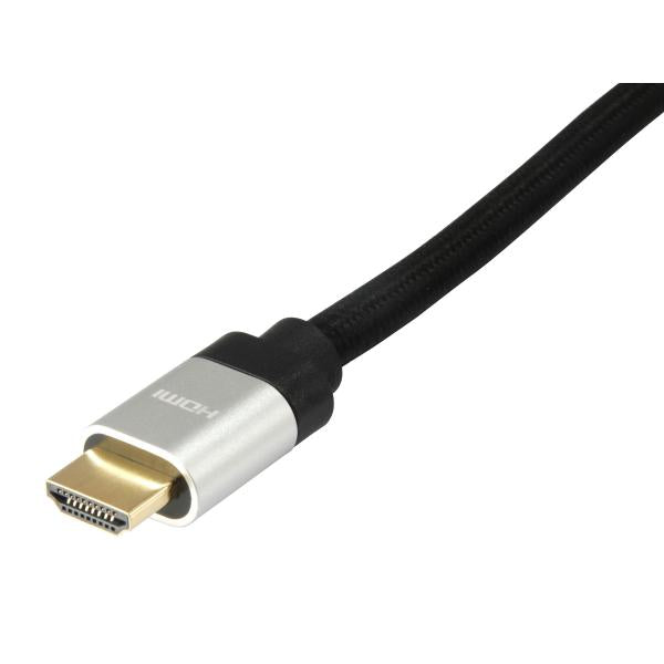 Equip 119381 HDMI 2.1 Cable de velocidad ultra alta, HDMI Tipo A -> HDMI Tipo A 48 GBIT S, ARC, 2M, NEGRO