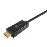 Equipaggia 119390 DisplayPort al cavo HDMI, DisplayPort -> HDMI, maschio maschio, dritto, 2m, nero