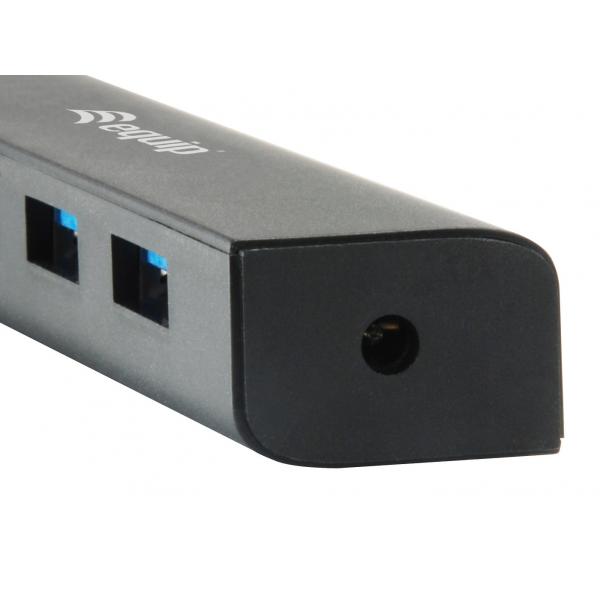 Équipement 128954 HUB USB à 4 ports, USB 3.2 Gen 1 Type-C-> USB 3,2 Gen 1 Type-A, 5000 Mbit S, noir