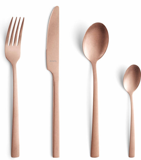 Amefa austin service de couverts vintage cuivre 16 pièces