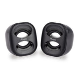 Equip 245330 mini haut-parleur USB, 2.0 canaux, filaire, 3 W, 90 - 20 Hz, 40 o, noir