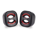 Equip 245331 mini haut-parleur USB, 2.0 canaux, filaire, 3 W, 90 - 20 Hz, 40 o, noir