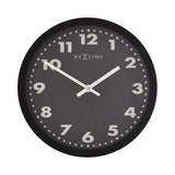 Horloge Nexttime 2906ma mercure, ø 25 cm, murale, noir