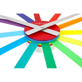 Horloge Nexttime 2995di guide des couleurs, ø 60 cm, murale, multicolore