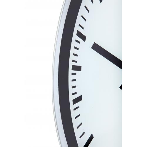 Horloge Nexttime 3031 magic - bande, 25x35,2 cm, murale, blanc