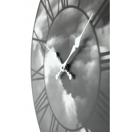 Horloge Nexttime 3037 nuages, ø39 cm, murale, noir
