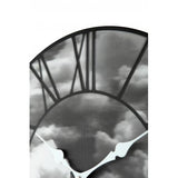 Horloge Nexttime 3037 nuages, ø39 cm, murale, noir