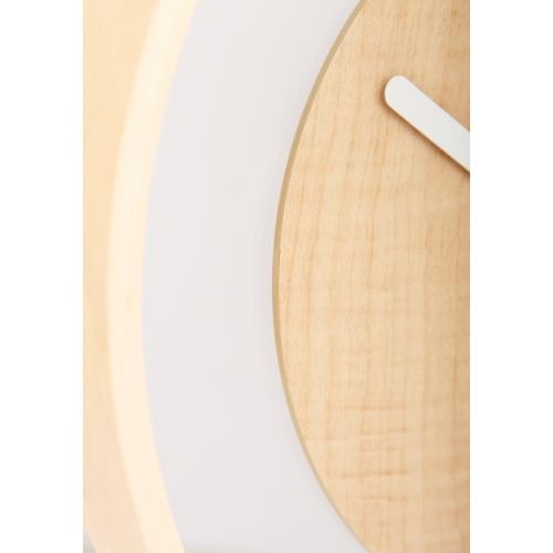Horloge Nexttime 3046 boucle en bois, ø30 cm, murale, bois