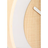 Horloge Nexttime 3046 boucle en bois, ø30 cm, murale, bois