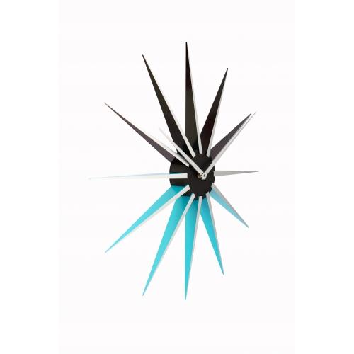 Horloge Nexttime 3051bl nova, ø50 cm, murale, noir bleu