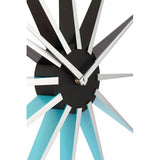 Horloge Nexttime 3051bl nova, ø50 cm, murale, noir bleu