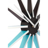 Horloge Nexttime 3051bl nova, ø50 cm, murale, noir bleu