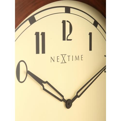Horloge Nexttime 3057 royal, ø60 cm, murale, marron blanc