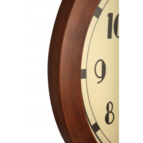 Horloge Nexttime 3057 royal, ø60 cm, murale, marron blanc