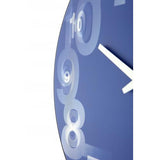Horloge Nexttime 3077bl 3d, ø39,5 cm, murale, bleu blanc