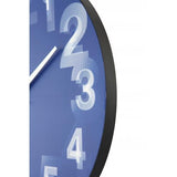 Horloge Nexttime 3077bl 3d, ø39,5 cm, murale, bleu blanc