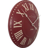 Horloge Nexttime 3083ro london roman, ø34,5 cm, murale, rouge blanc