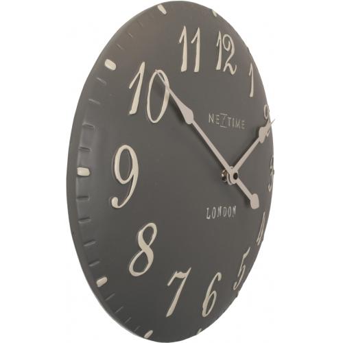 Horloge Nexttime 3084gs london arabe, ø34,5cm, murale, gris blanc