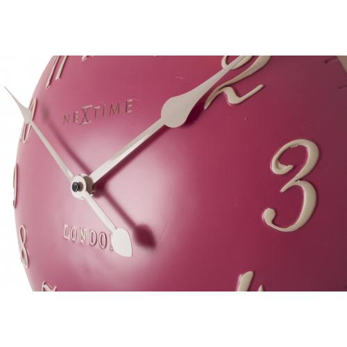 Horloge Nexttime 3084rz london arabe, ø34,5 cm, murale, rose blanc