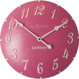Horloge Nexttime 3084rz london arabe, ø34,5 cm, murale, rose blanc